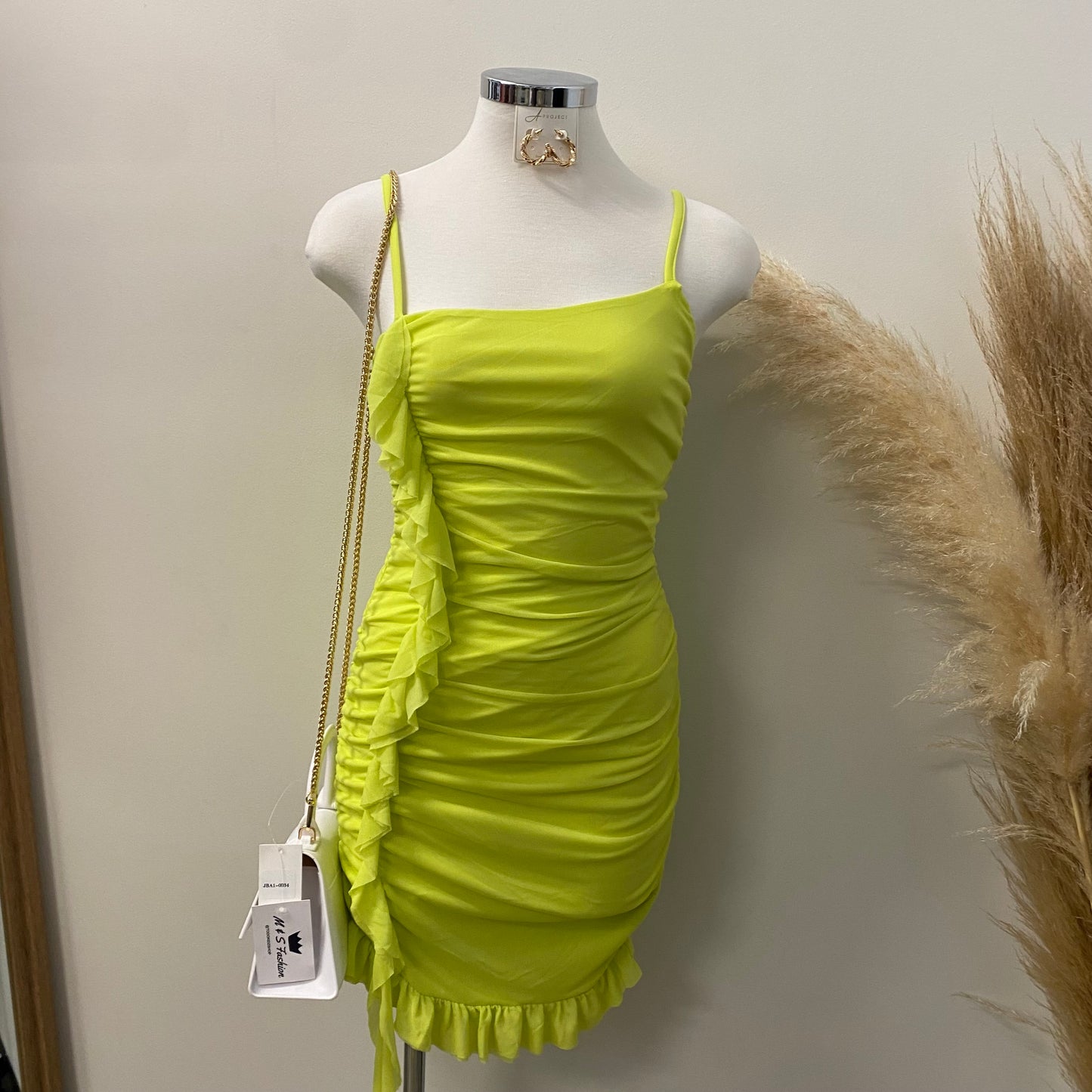 Limon Dress-Lime