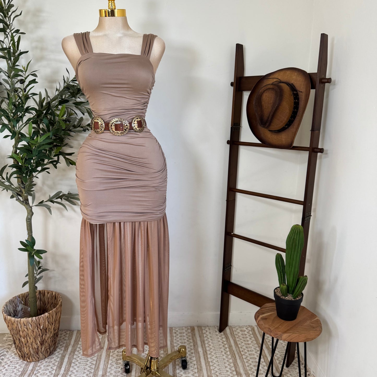 Ella Dress-Mocha