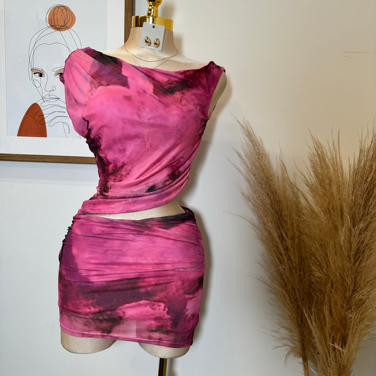 Lisset Dress-Light Pink