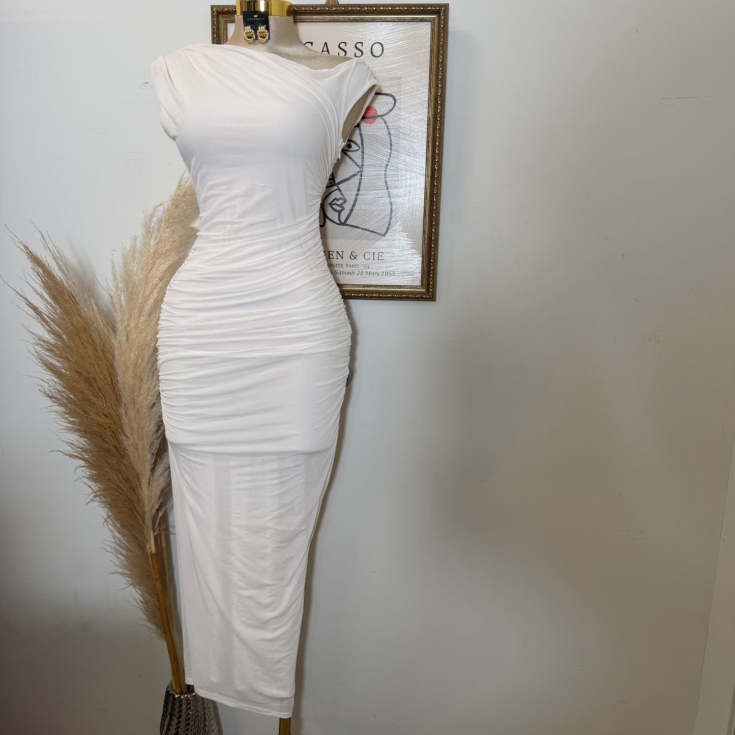 Luxi Dress-Ivory