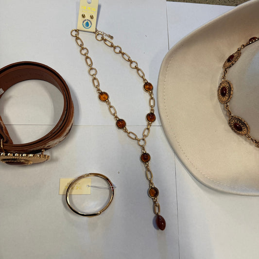 Brown Necklace-Brown