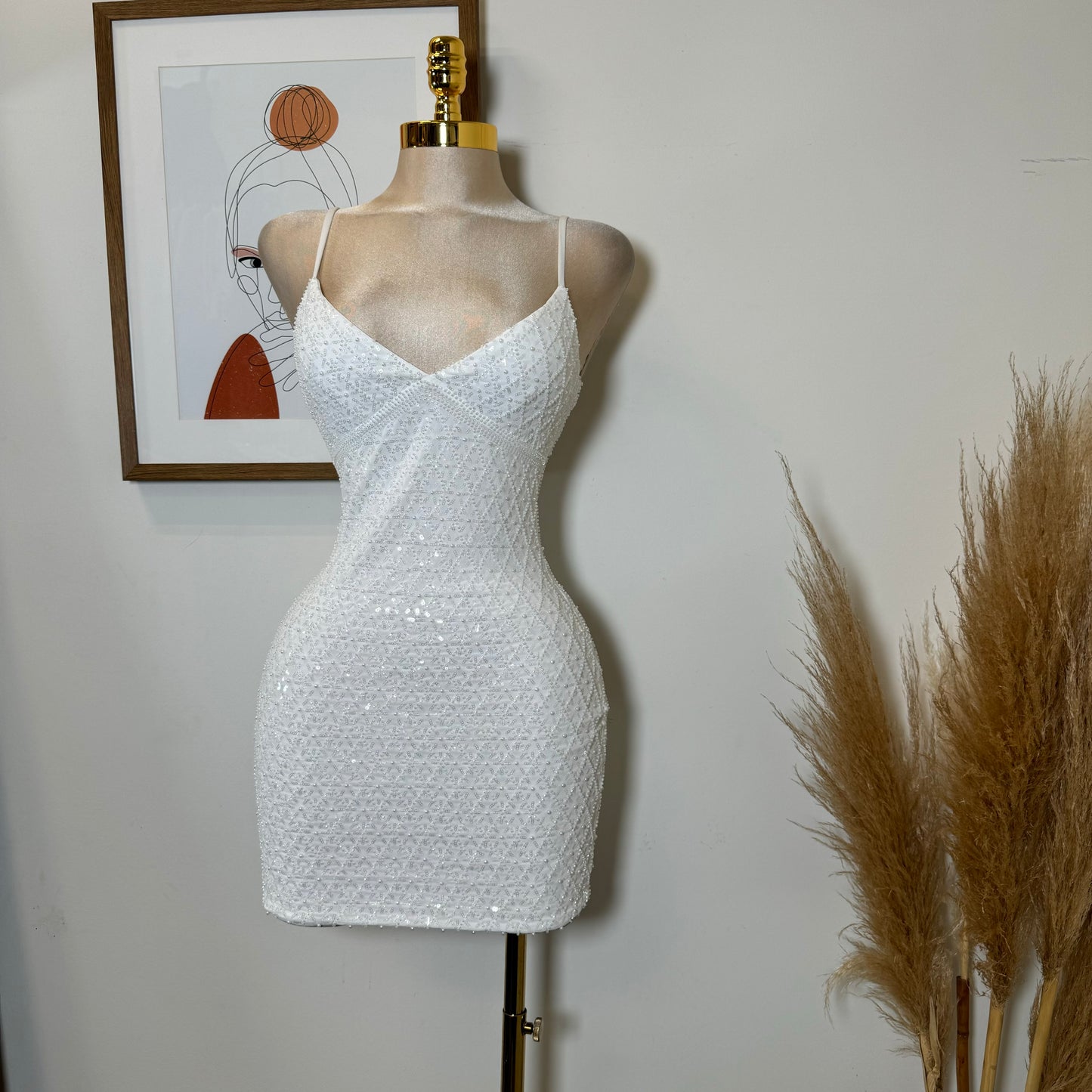 Grad Dress-White