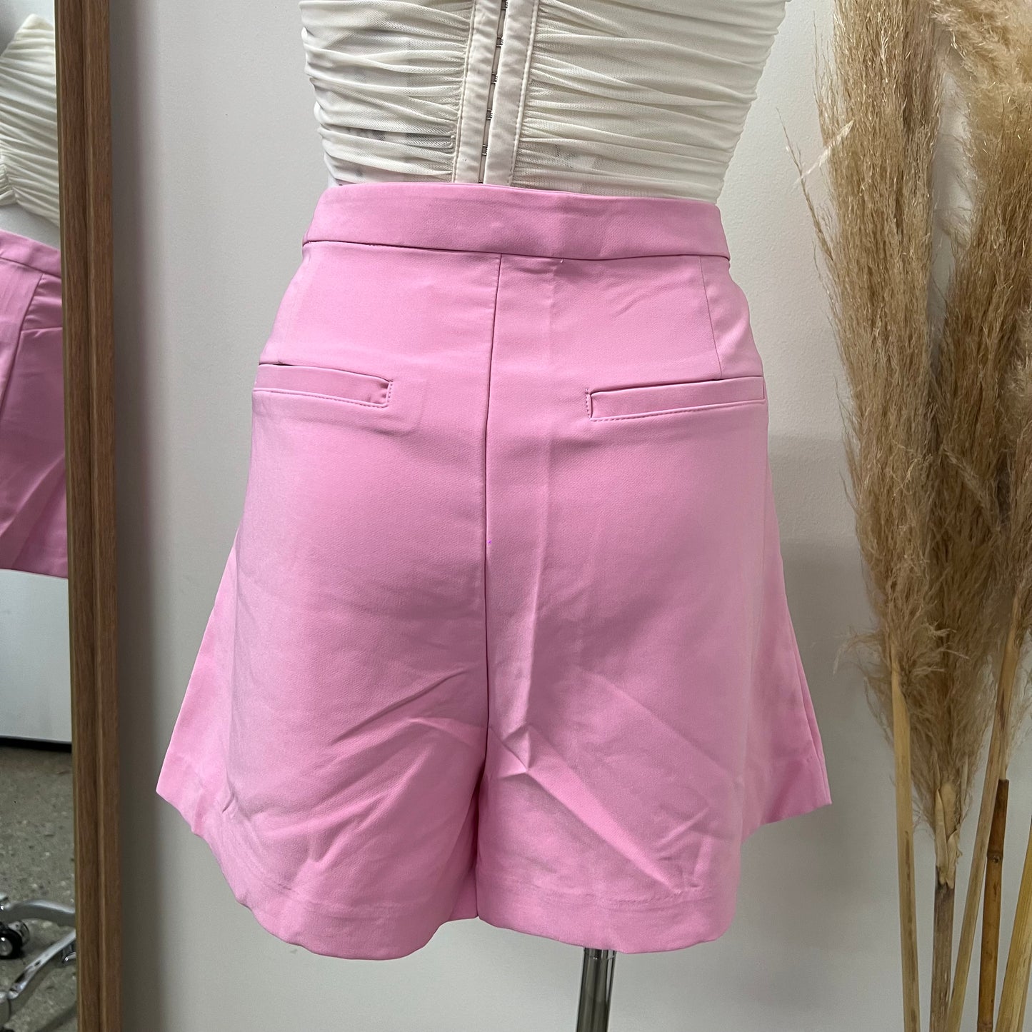 Dressy Shorts-Pink