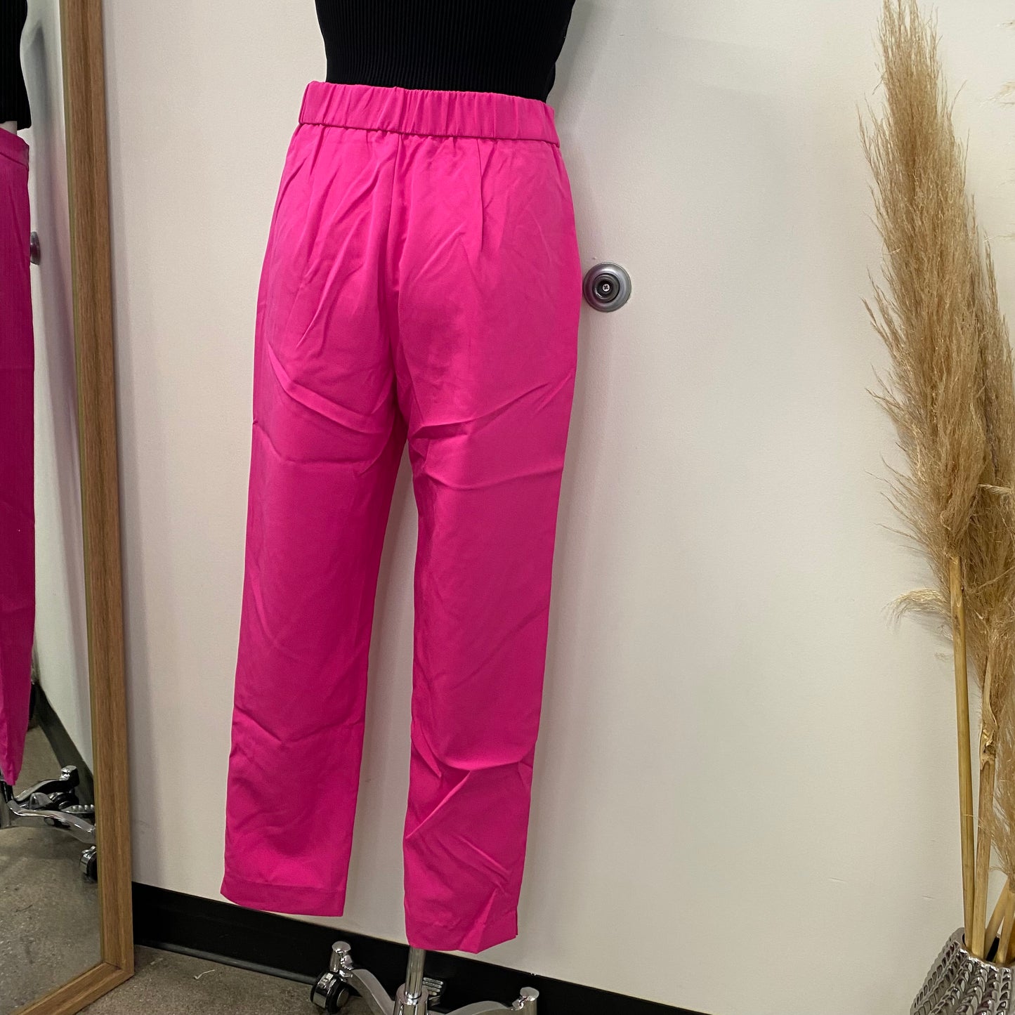 Ellen Tailored Pants-Fuchsia