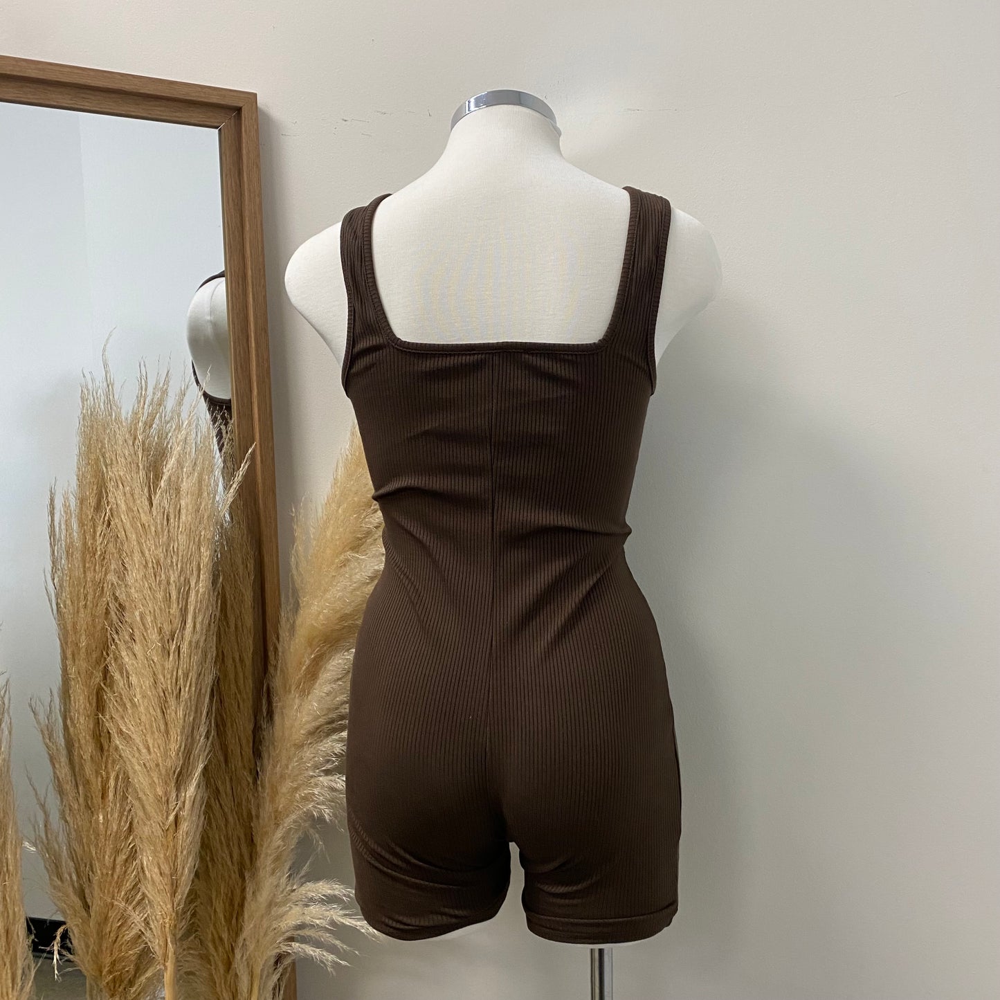 Macey Romper -Brown