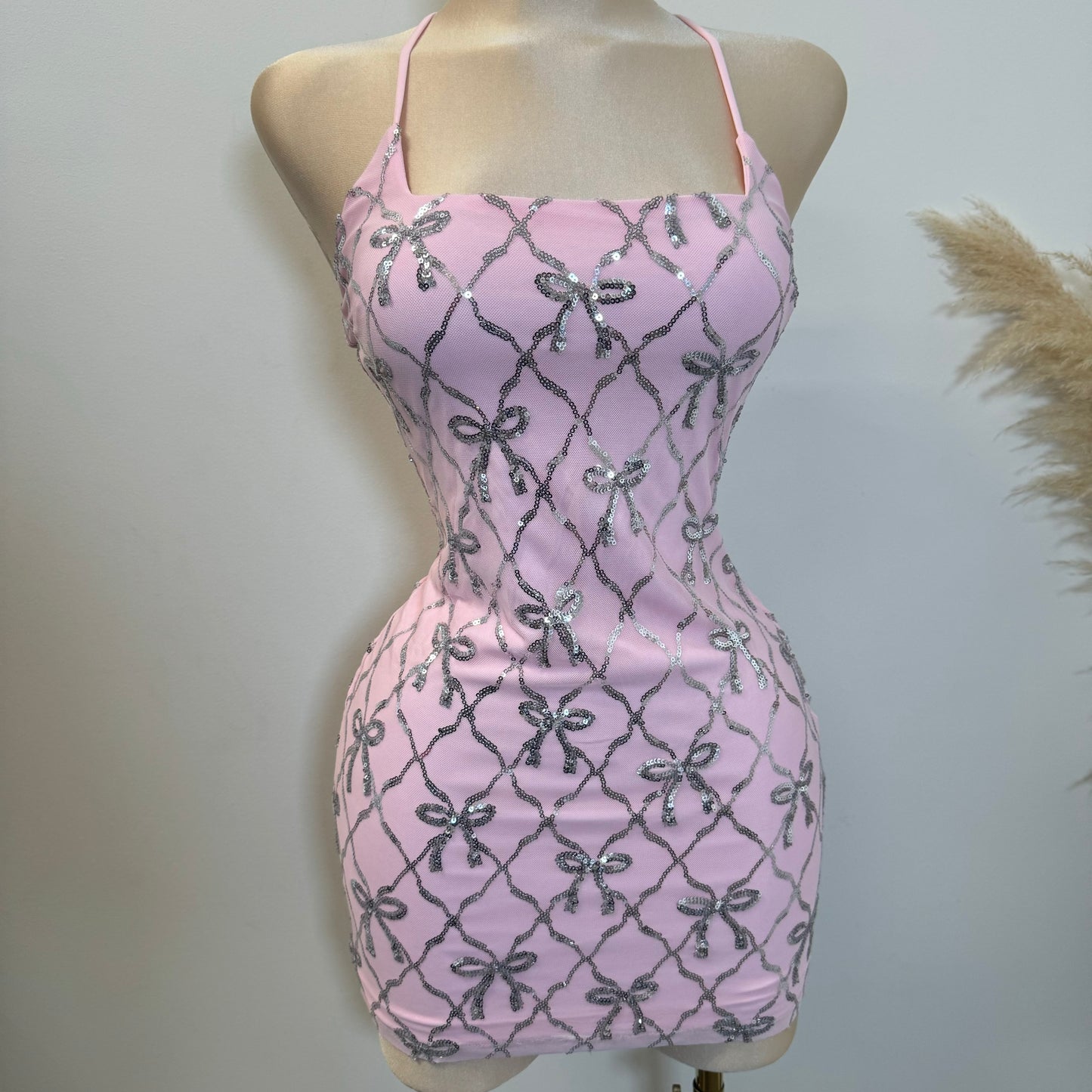 Bow Dress-Pink