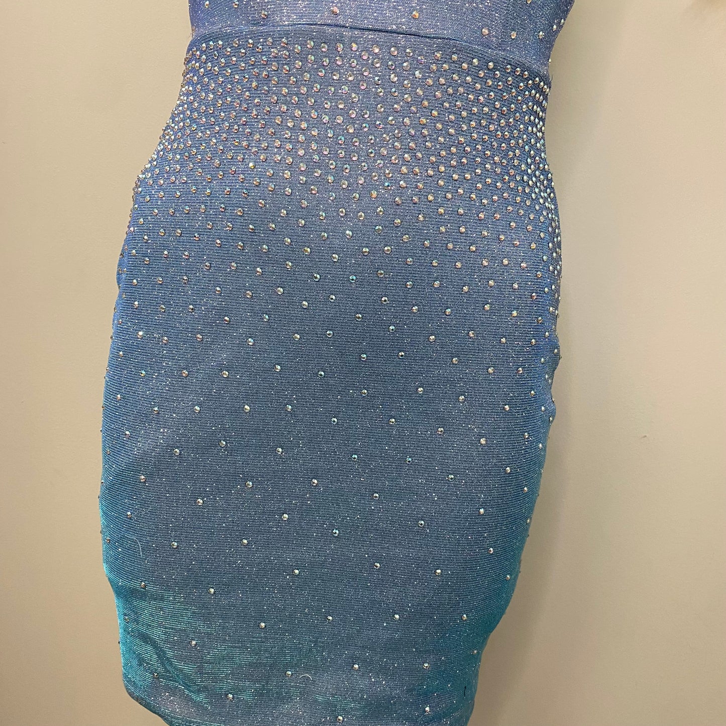 Diamante Dress- Blue