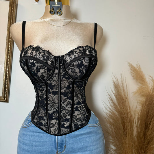 Black Corset -Black
