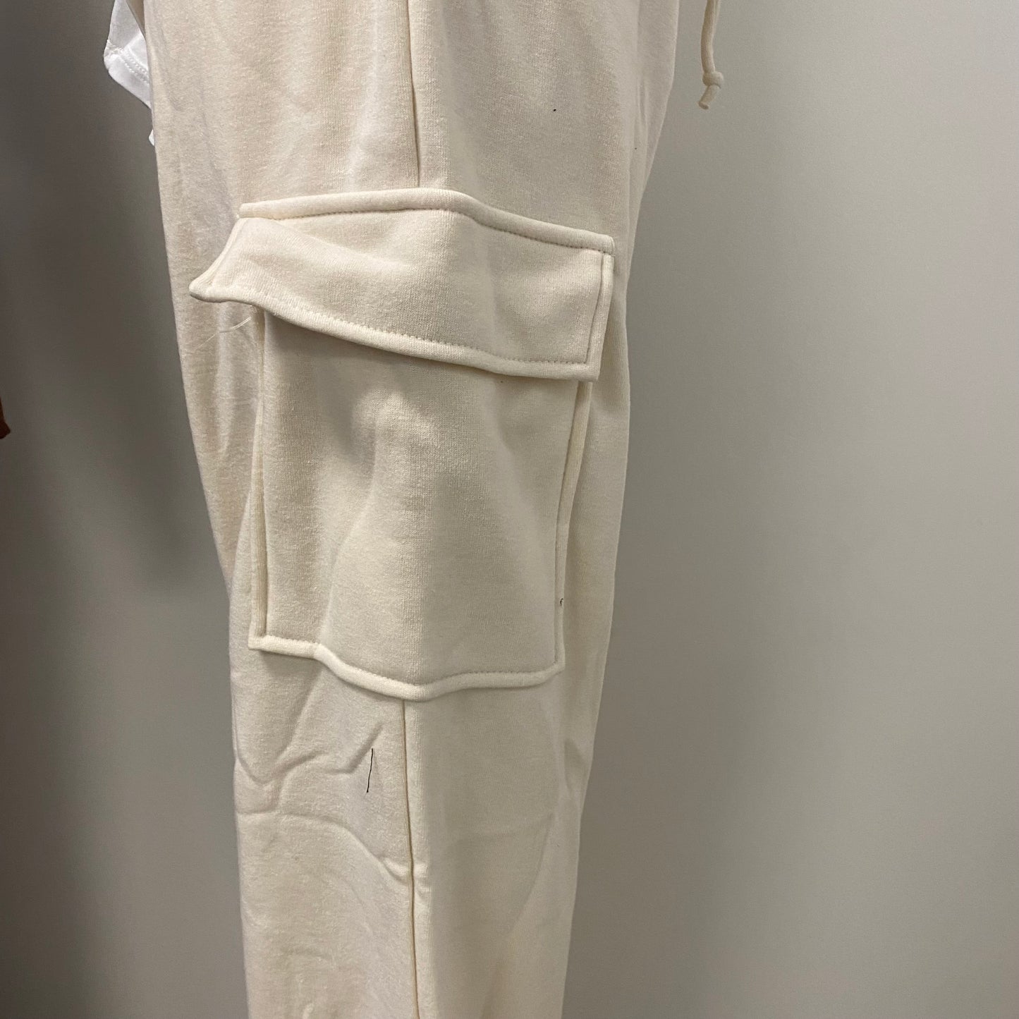 Cargo Sweats-Ivory