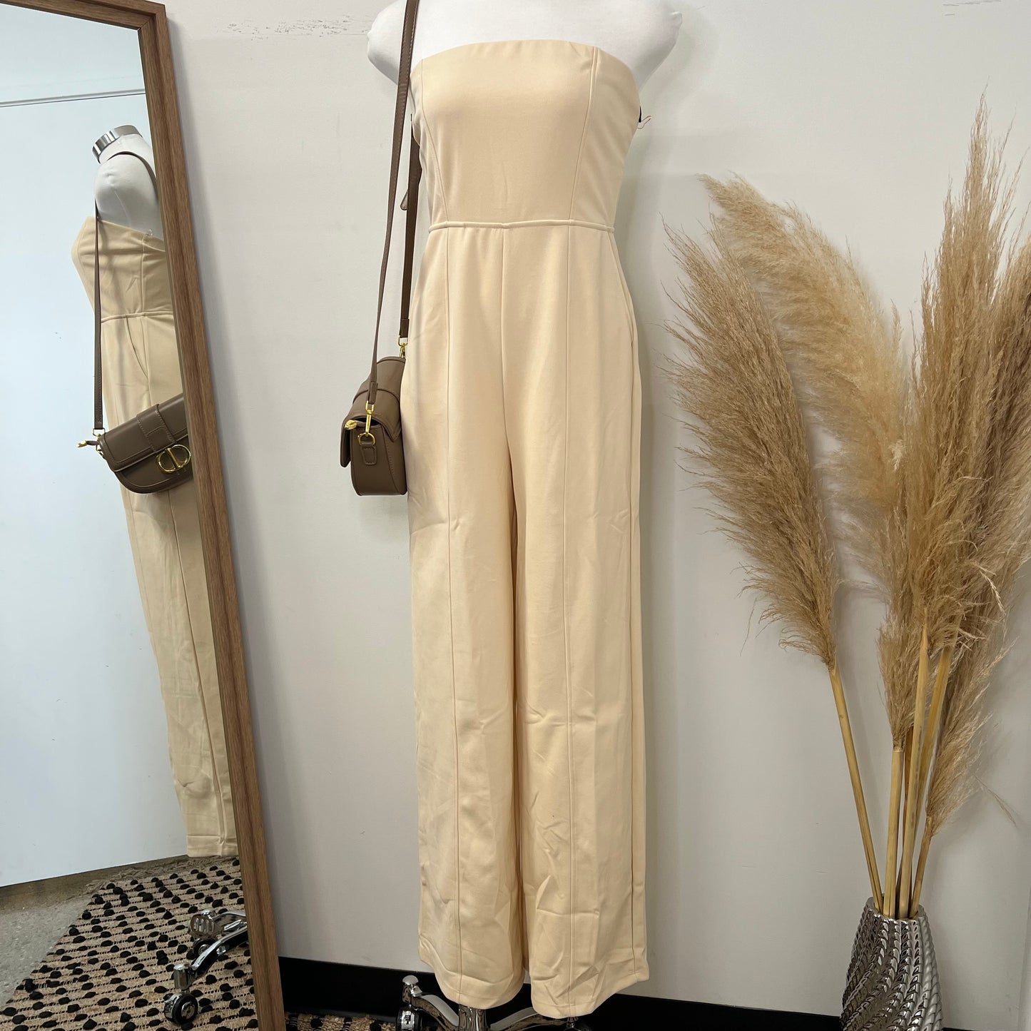 Classy Jumpsuit -Cream