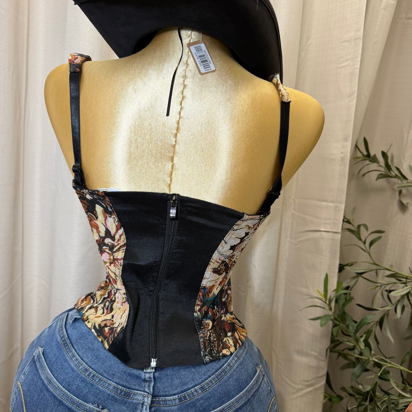 Tu Corset Top-Black