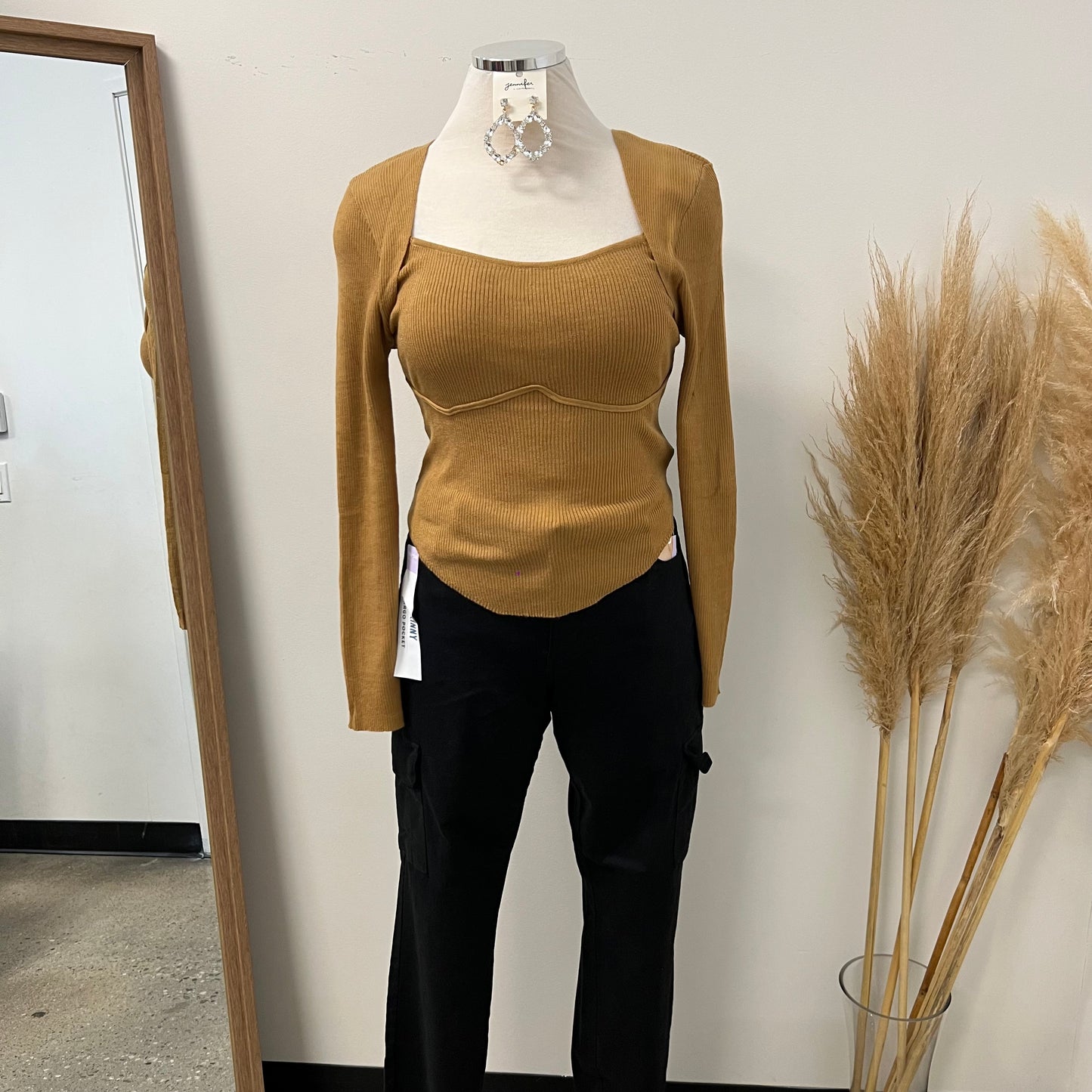 Marisol Top PL-Mustard