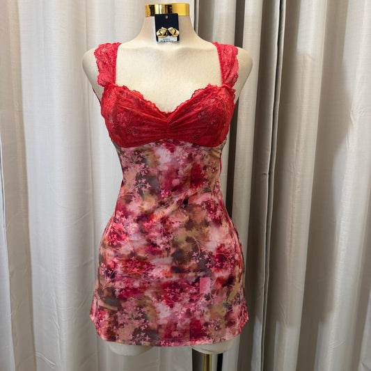 Carolina Mini Dress-berry combo