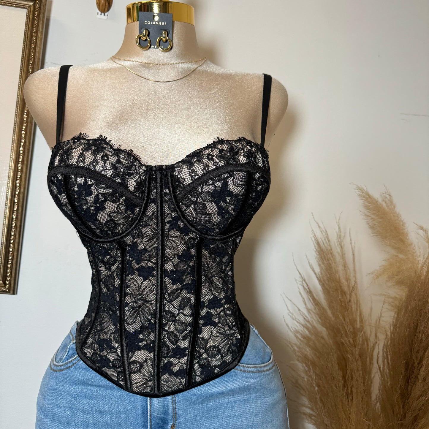 Black Corset -Black