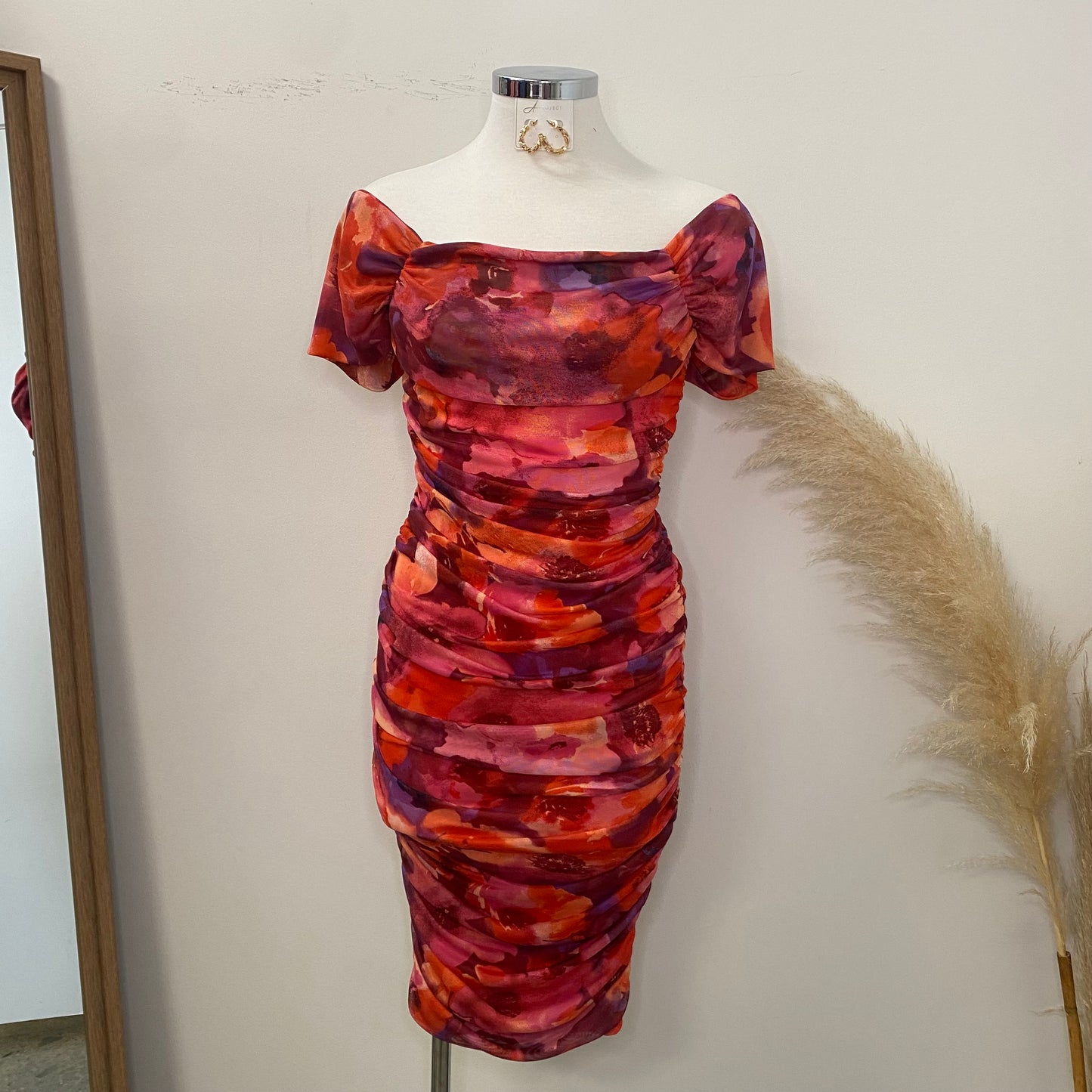 Ella Dress-Red Combo