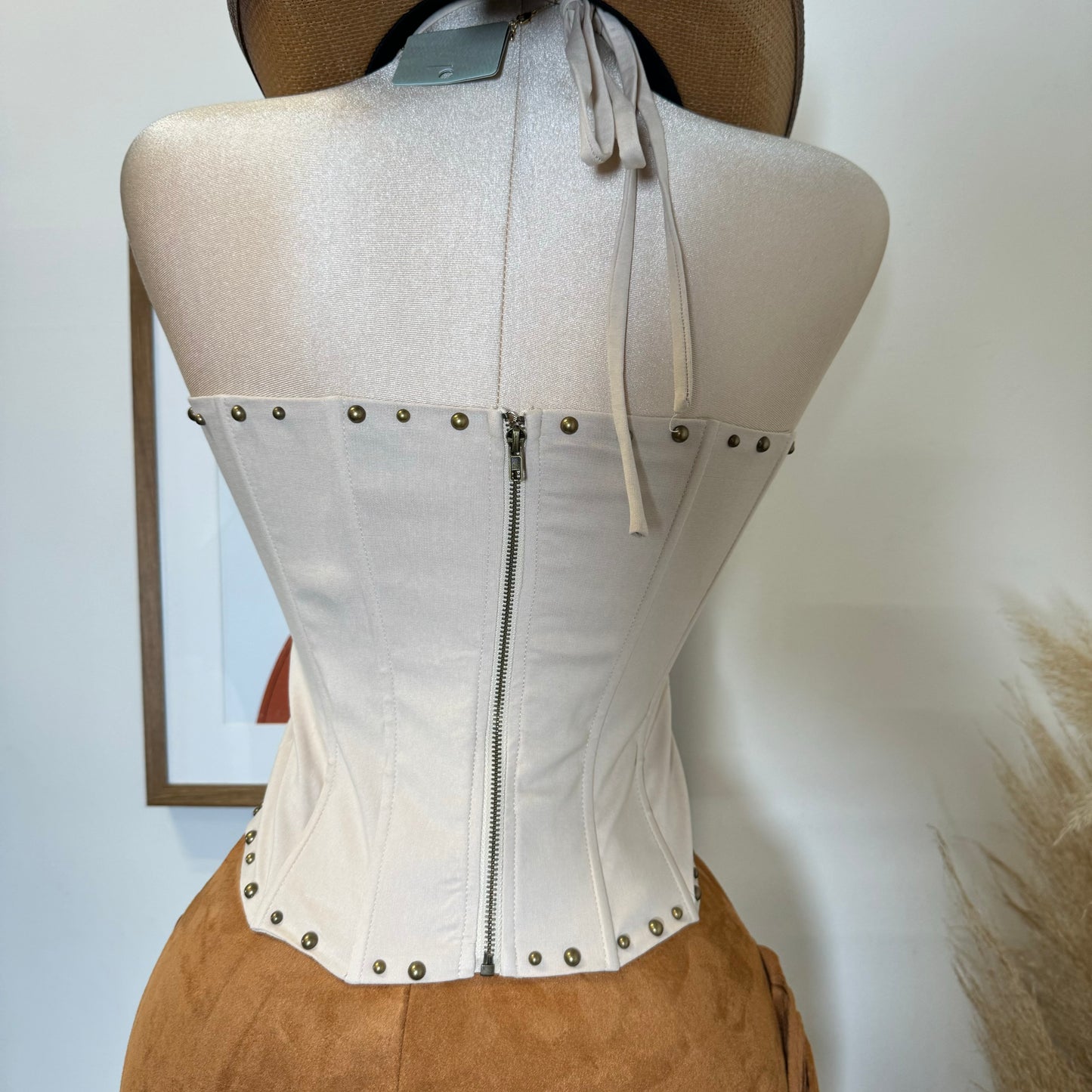 La Yaquesita Corset Top-Cream