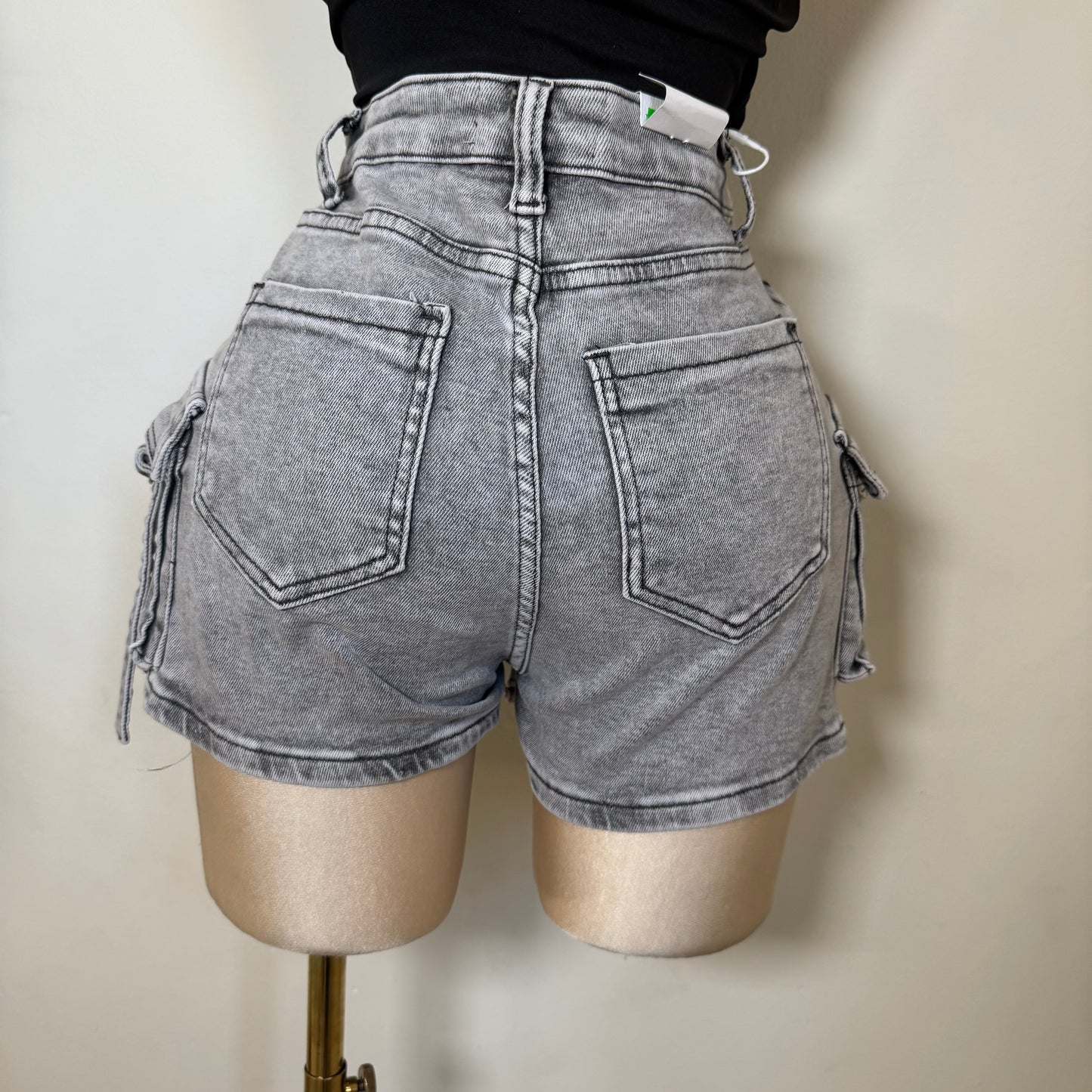 Sandy Cargo Skort-Black
