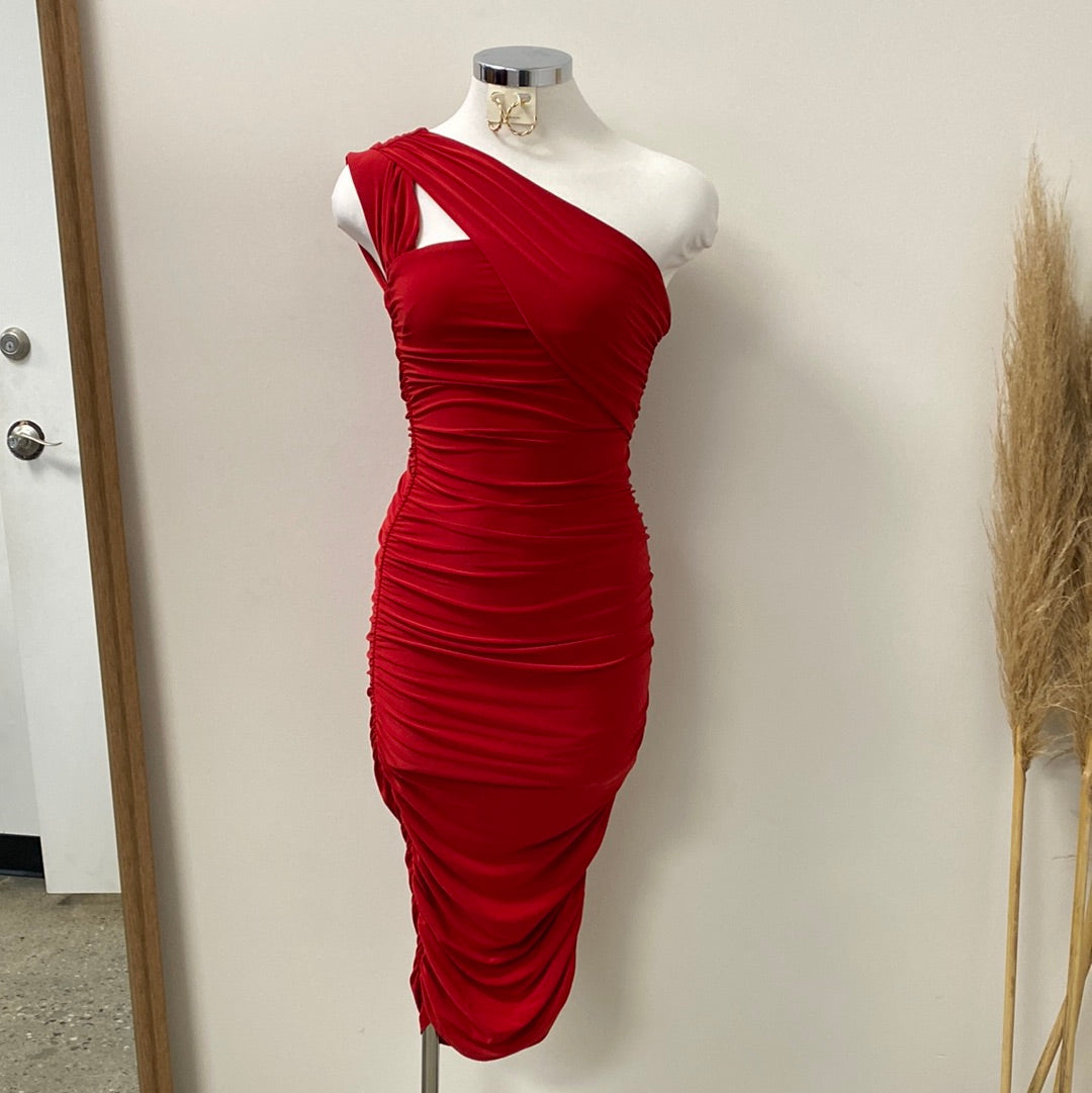 Bianca Dress -Red