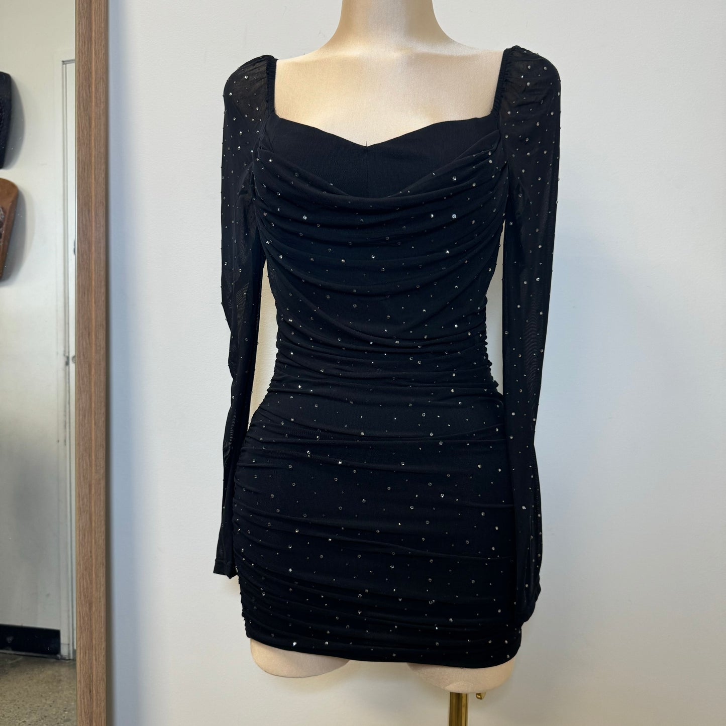 Vivian Mini Dress-Black