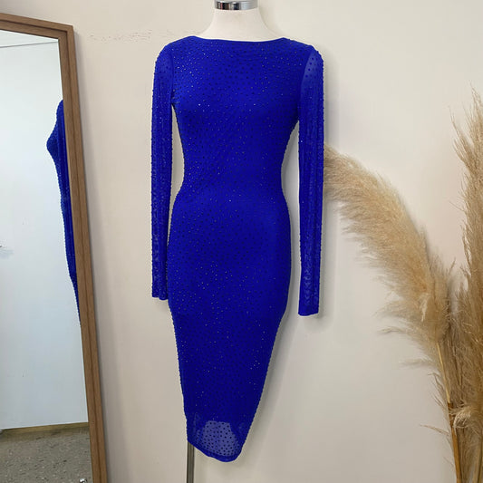 Zimora Dress -Royal Blue