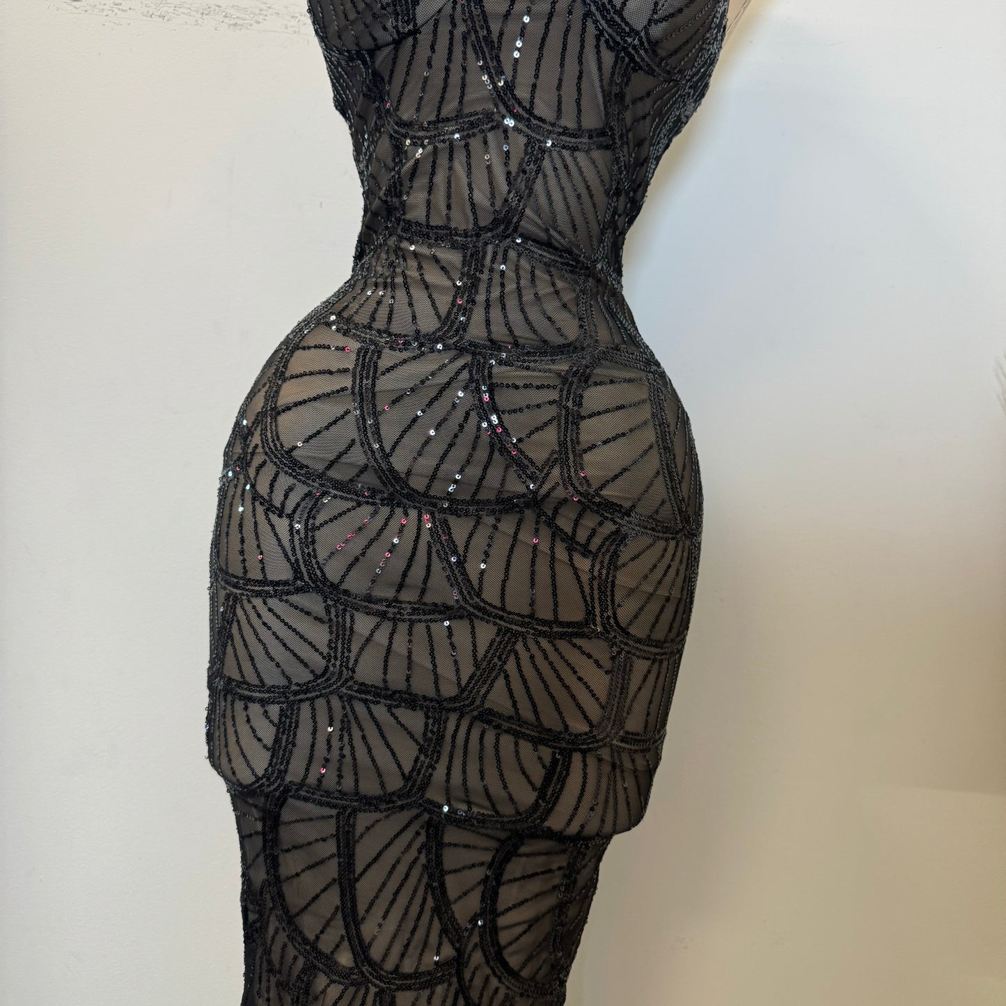 Luxe Midi Dress-Black