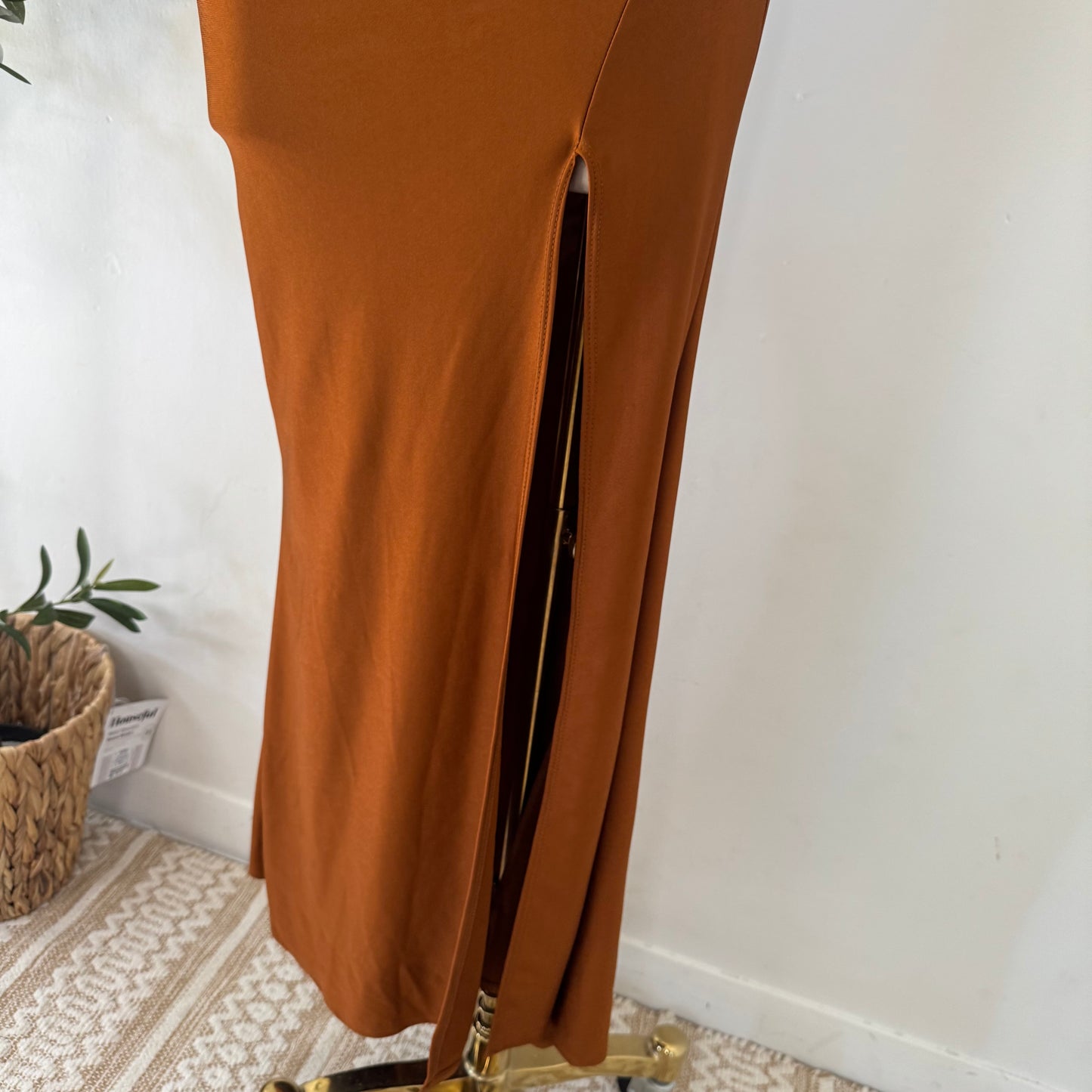 Gala Dress-Brown