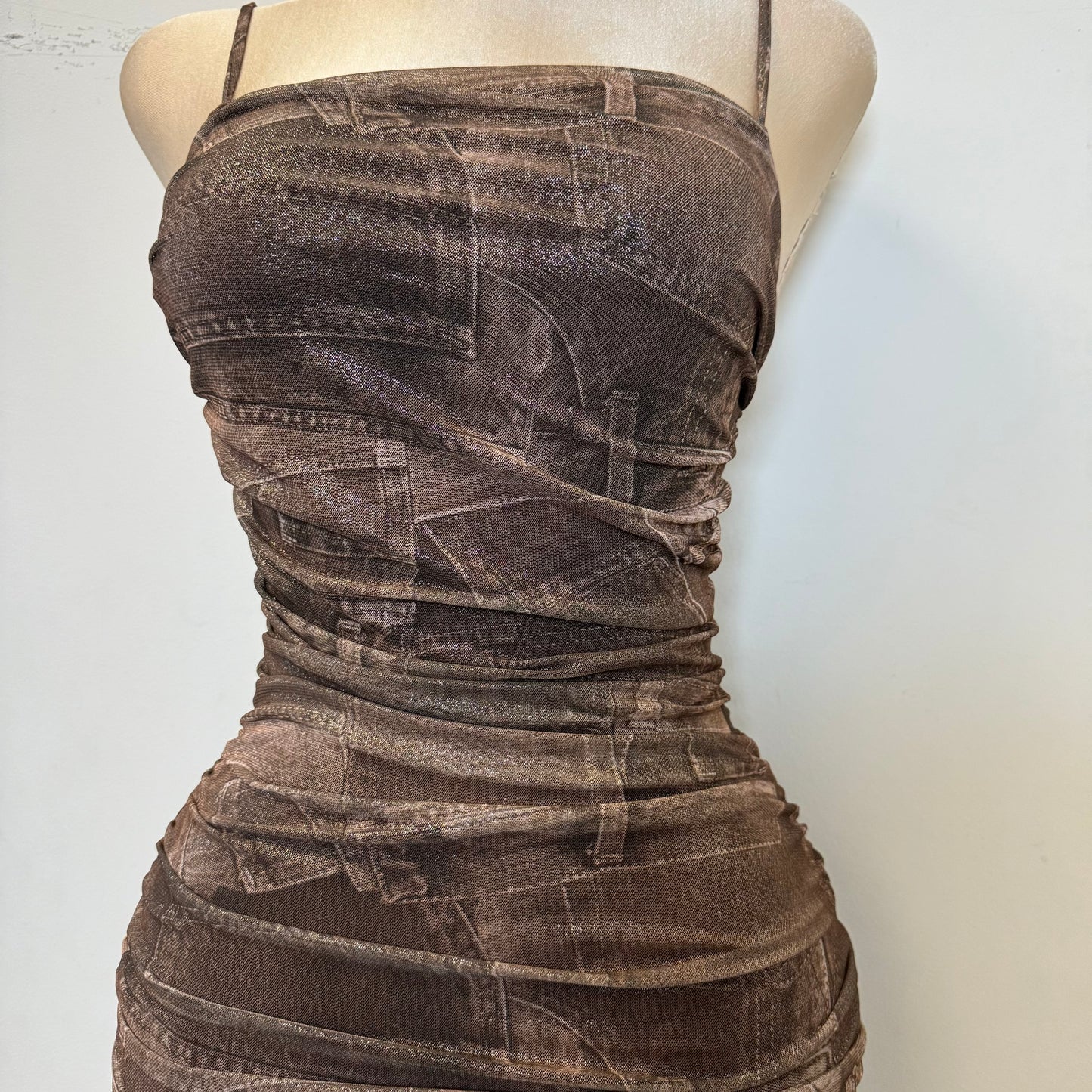 Pretty girl Dress-Brown