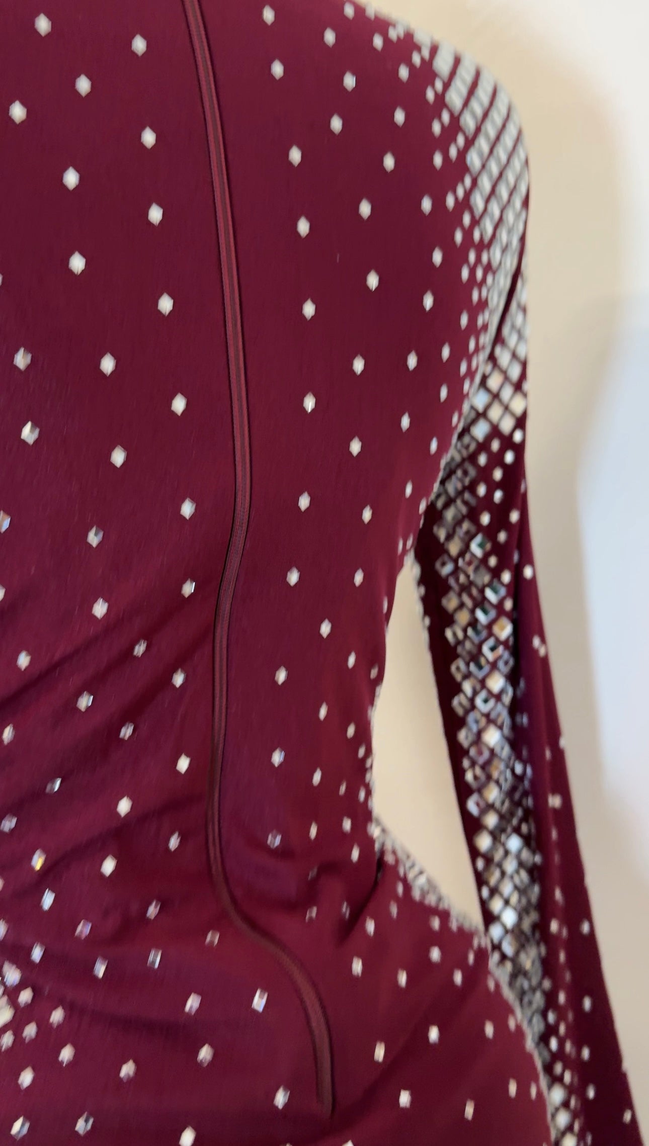 Make you Feel Dress-Burgundy