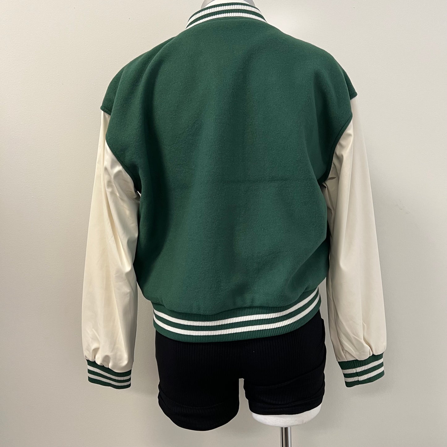 Avery Crop Jacket - Hunter Green