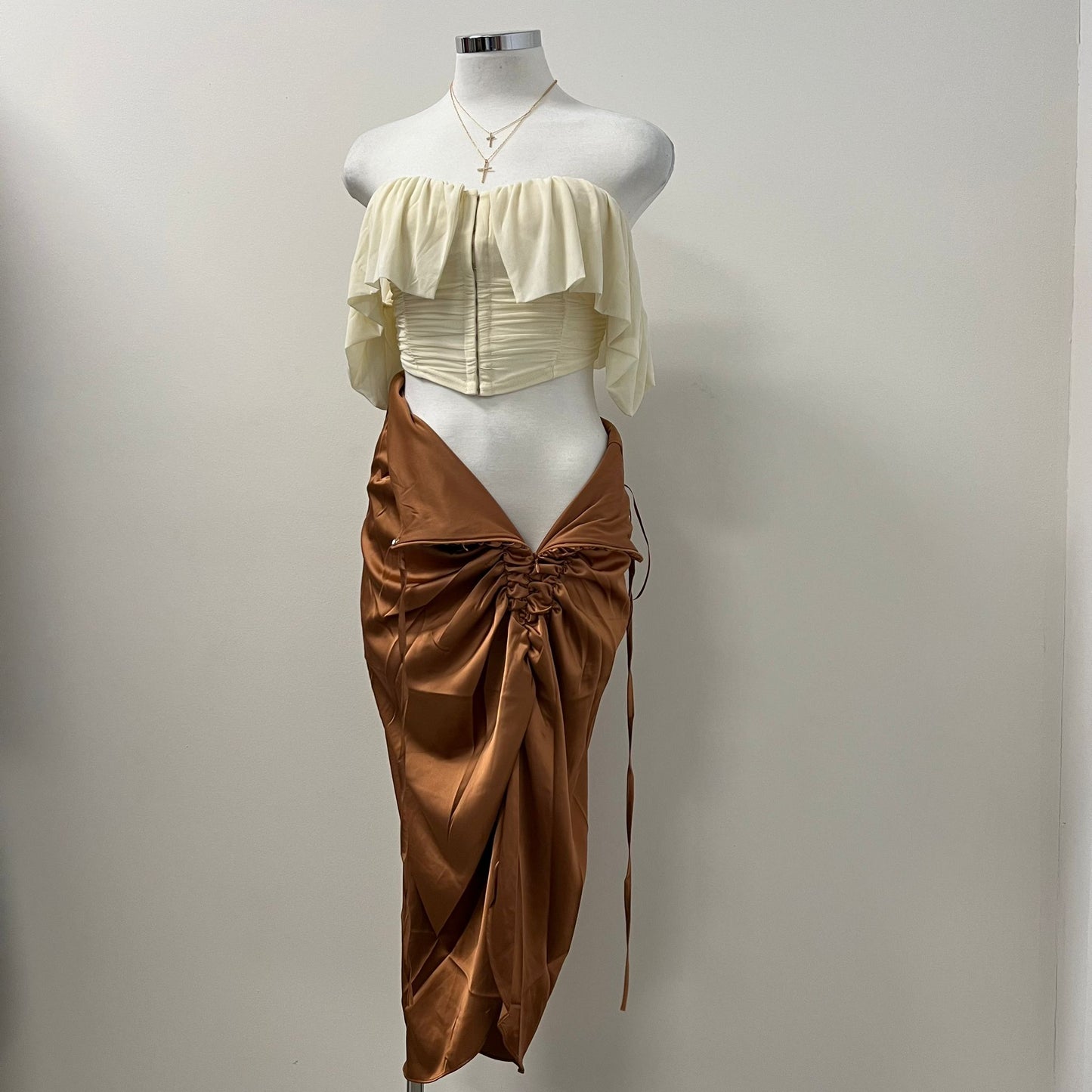 Kamilla Skirt Satin Long Skirt