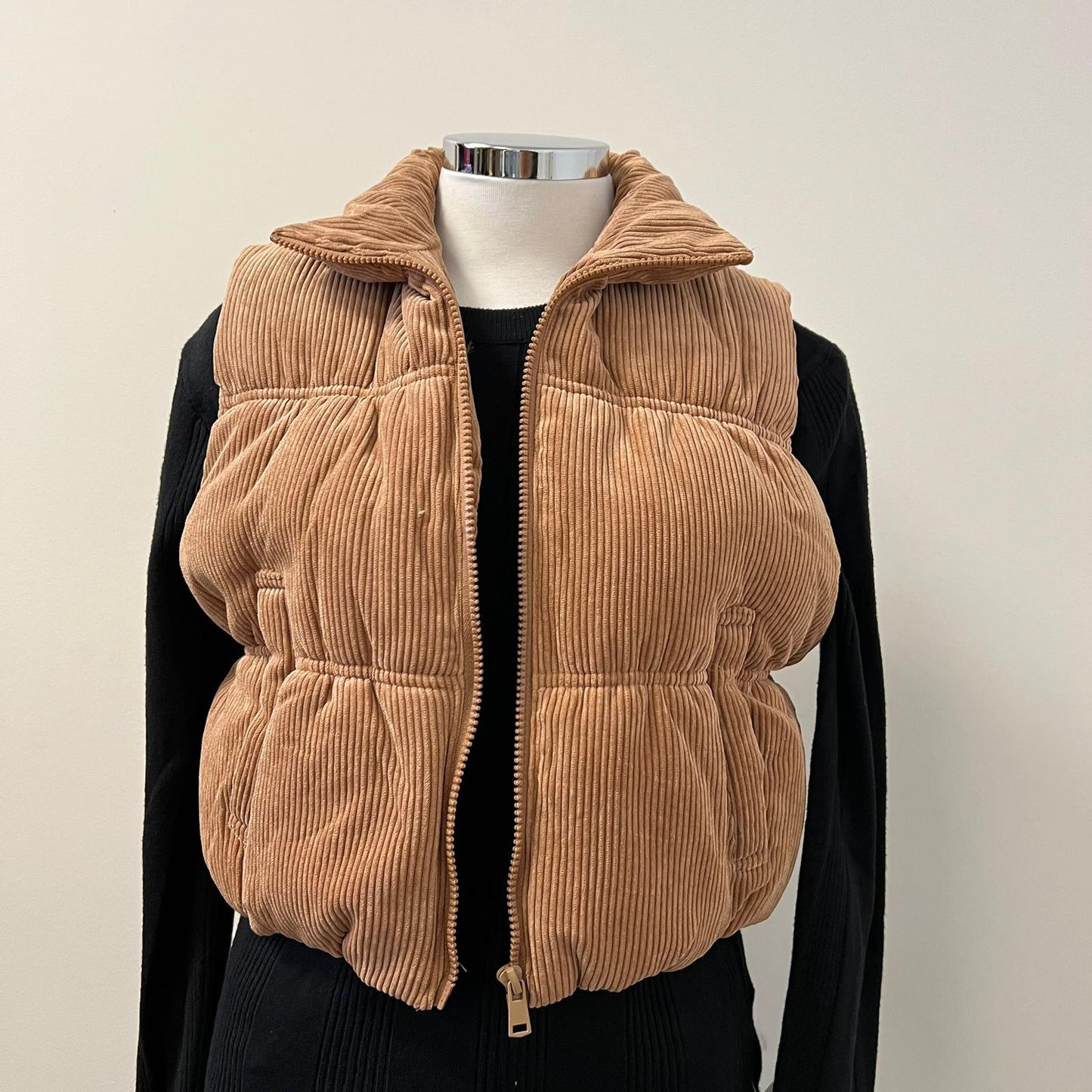 Farrah Vest - Camel