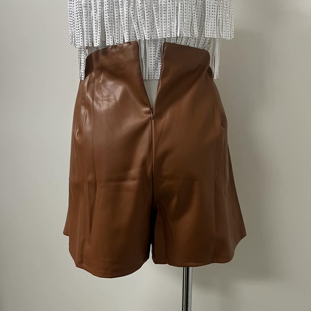 Lela -Leather skirt