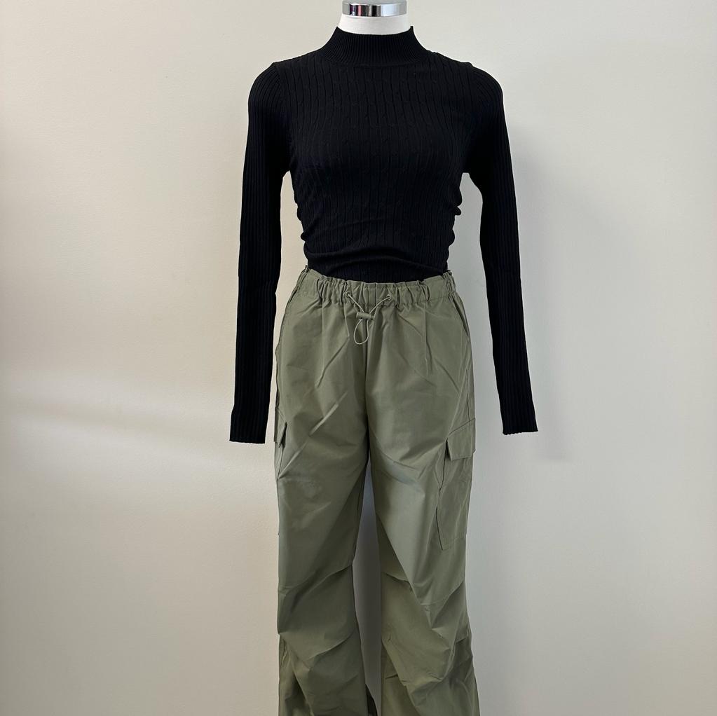 Cory Cargo Pants -Olive